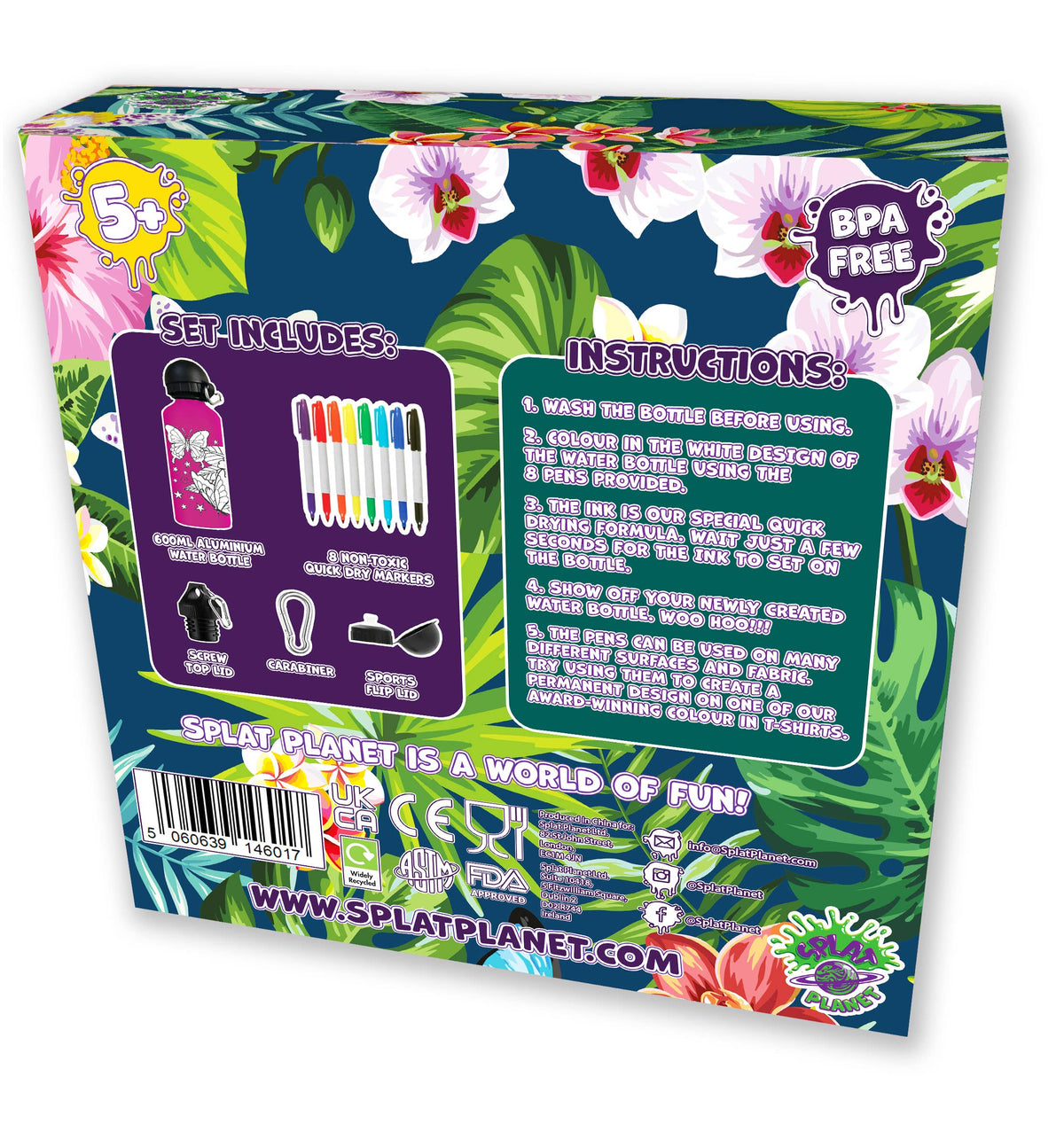 Butterfly Colour-in Bottle