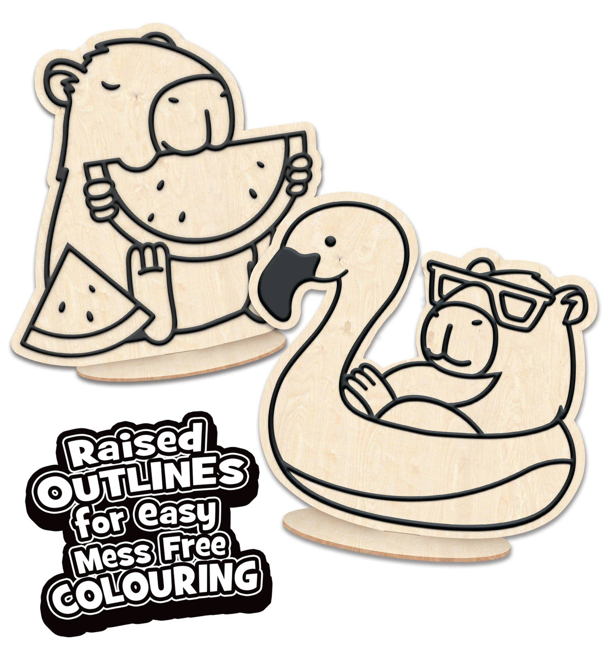 Capybara Clay Colouring Kit