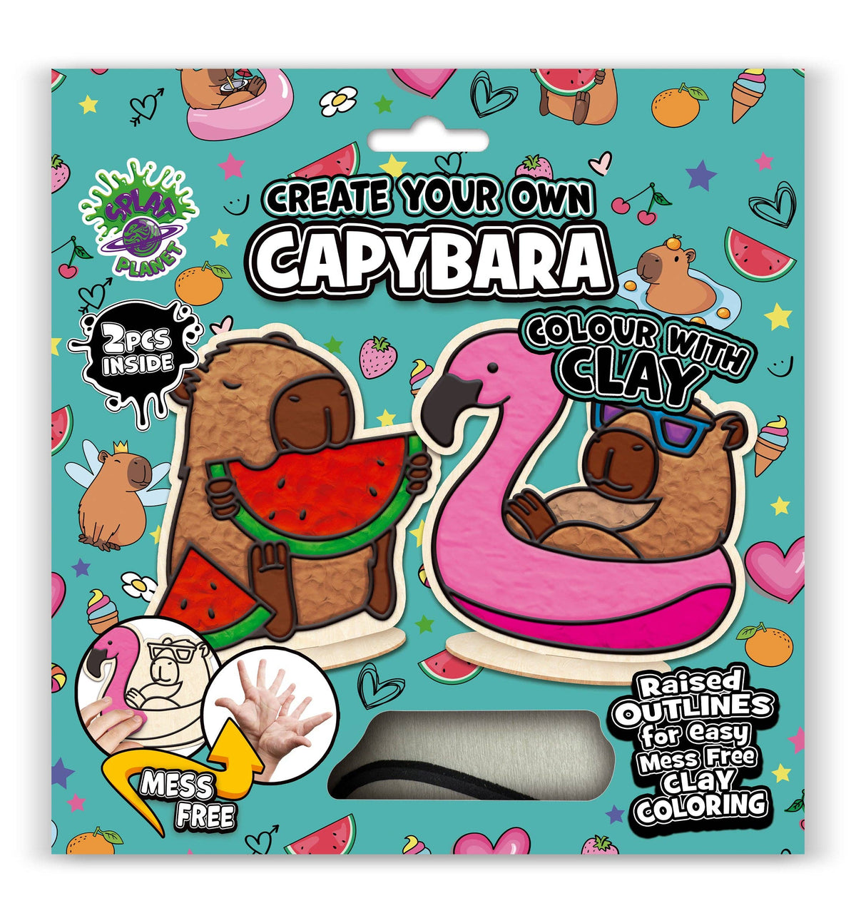 Capybara Clay Colouring Kit