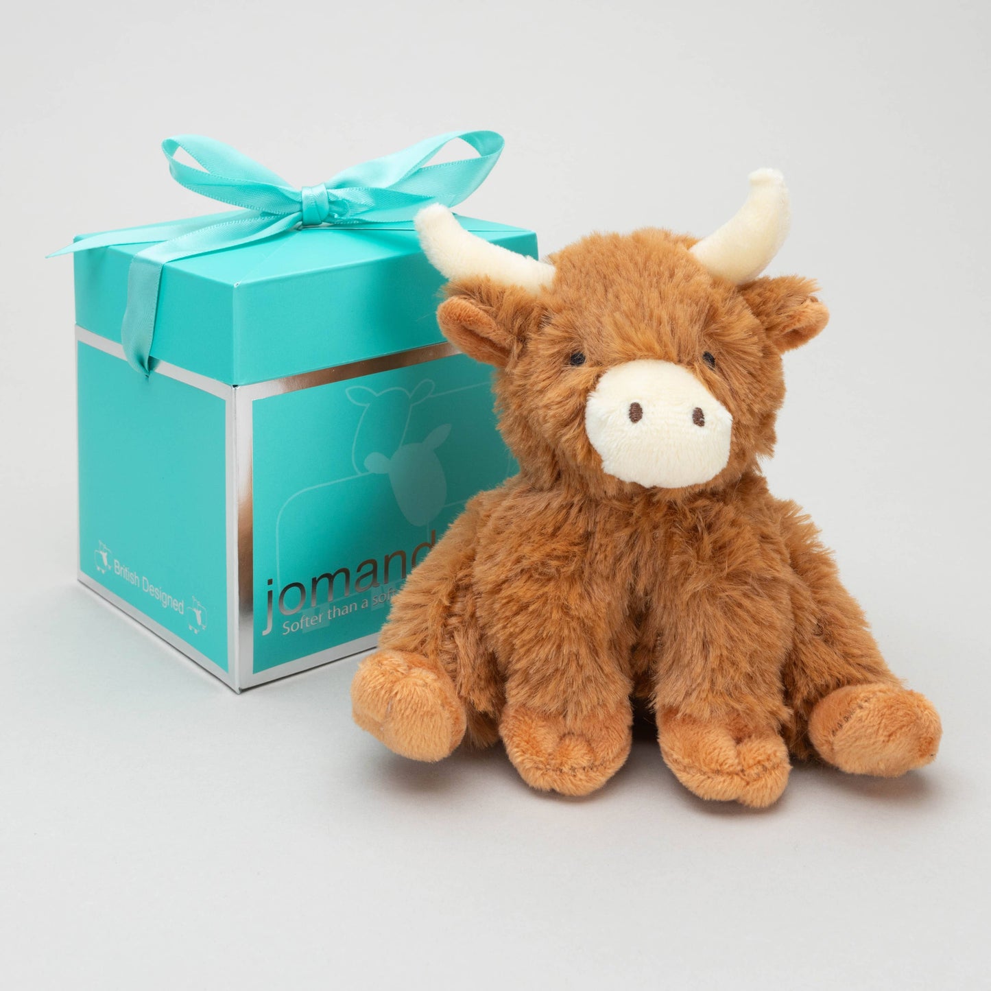 Mini Horny Highland Cow Plush Baby Soft Toy - 11cm