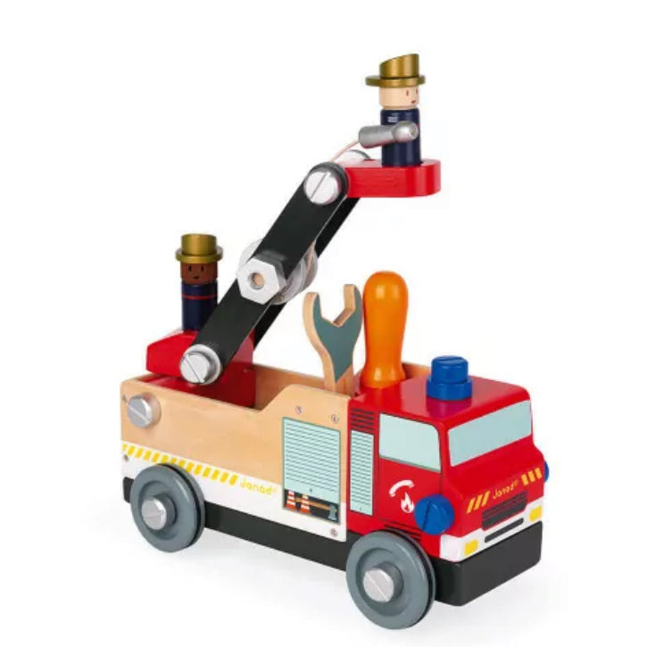 Janod Brico'Kids DIY Fire Truck
