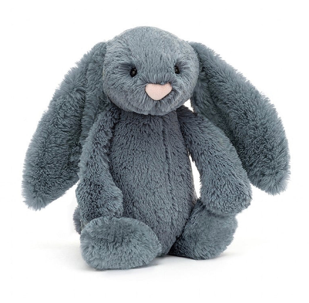 Jellycat Bashful Dusky Blue Bunny Small