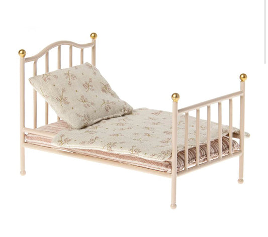 Maileg Mice Vintage Bed, Mouse Rose